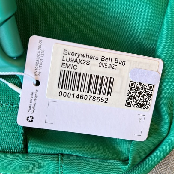 NWT 🍋 Emerald Ice Green LULULEMON ATHLETICA | Everywhere Belt Bag - Picture 6 of 11